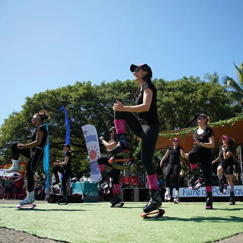 Photo de participants au cours de Kangoo Forever - Cours de Kangoo jumps à Nouméa et en Nouvelle-Calédonie